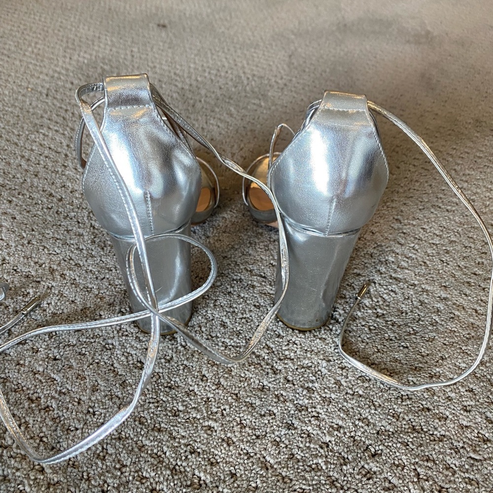 ASOS ankle-wrap heels - Picture 2 of 2